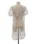 Dolls Kill  Sugar Thrillz Forbidden Garden Dress Embroidered Floral Sheer Medium‎ Photo 6