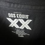 Urban Outfitters Dos Equis Beer T Shirt Black Large L Graphic Tee 100% Cotton Short Sleeve Photo 3