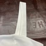 Cider  White Sleeveless Crop Top Sz M New Square Neck V Notch Tank Corset Style Photo 2