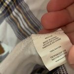 Thread and Supply  white blue plaid‎ button down shirt Photo 3