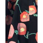 Anthropologie  Anna Sui Strapless 100% Silk Poppies Floral Empire Dress Size 2 Photo 4