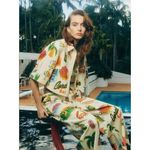 NWT ALEMAIS x Alan Berry Rhys Samaki Cropped Organic Cotton Shirt Women's Size 2 Photo 1