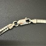 Diamonds International Safi Kilima Tanzanite Silver Omega 18” Chain Necklace 14g Photo 6