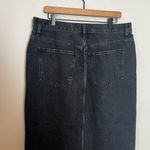 Madewell - Denim Mid-Rise Maxi Skirt in Lunar Wash Dark Wash 90s Photo 4