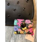 Betsey Johnson Black Shoulder Bag & Floral Wallet Set Photo 2