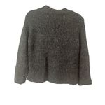 Alberto Makali cardigan sweater embellished front w/ sheer overlay sz Medium Photo 1