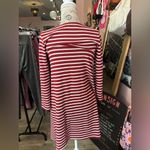 Hollister  Maroon and White Striped Long Sleeve Dress Photo 3