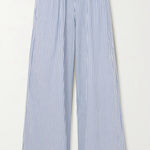 Tuckernuck  blue and white striped wide leg pants size XS Photo 0