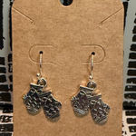 Silver Mitten Earrings Photo 0