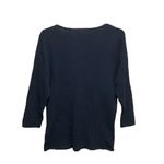 Tommy Hilfiger  Women’s Cable Knit Sweater Crewneck Pullover Cotton Navy Blue XL Photo 1