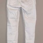 Hudson Jeans White Low-rise Stretch Denim Crop Tally Skinny Jeans Photo 3