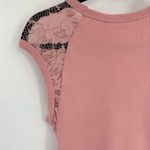 Three Dots 3  pink short sleeve tee T-shirt size large Photo 9