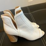 joe's jeans Joe’s White Open Toe Heeled Sandals  Photo 0