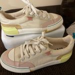 ZARA  Women's Beige and Blush Sneakers Photo 0