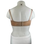 SKIMS No Show Unlined Balconette Tan Adjustable Underwire Push Up Bra Top 36D Photo 2