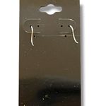 Hypoallergenic United States Air Force Dangle Earrings Plastic Hooks NEW! Silver Photo 3