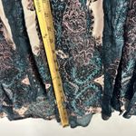 Free People  Dress Womens XS Black Geometric‎ Lace Overlay Soft Grunge Boho Nwt Photo 5