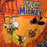 Disney The Wonderful World Of Halloween Scrub Top Mickey Minnie Mouse Pluto 3X Photo 9