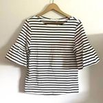 Ellison NWT  striped bell sleeve top Photo 2