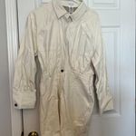 These Three Boutique Restless Soul Long Sleeve Faux Leather Mini Dress (Cream) Photo 3