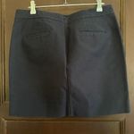 J.Crew | Navy Blue Twill Nautical Mini Skirt with Gold Anchor Buttons Size.8 Photo 2