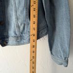 CHAPS ‎ Denim Jacket Vintage L Light Wash Embellished Western Jean Coat Cowoy Photo 6