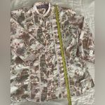 Harmony & Vine Floral Paisley Button Up Shirt Cottagecore Boho Peasant Sz Small Brown Photo 5