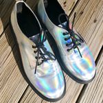 Urban Outfitters  Silver Halographic Womans Shoes Size 7 Photo 4