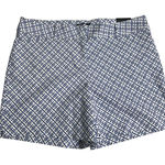 The Limited NWT  Tailored Chino Short Royal Tiles Print Blue & White Size 14 Photo 0