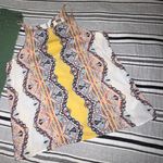 Verse Tank‎ Top Multicolor Paisley Sleeveless Casual Blouse Yellow Photo 0