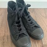 Converse All Black High-Top Sneakers size 8 Photo 0