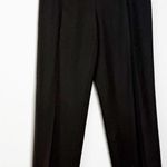 Les Copains Women’s Italian Wool Blend Dress Pants Deep Brown Size 42 US 4/6 Black Photo 0