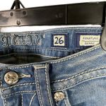 Miss Me New Jeans Womens Sz 26 Signature Skinny Denim Embroidered Cross Pockets Photo 5