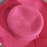 Talbots  Pink Sun Hat with Tie Accent One Size Pink Women's Hat Photo 1