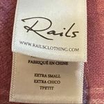 Rails ‎ Charli Linen Blend Dusty Rose Check Plaid XS Photo 9