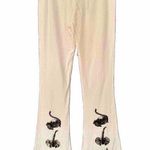 Lauren Moshi  Elephant Women’s White Leggings Size Small Photo 0