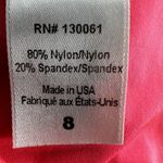 L Space Rita One Piece Swimsuit Scoop Neck Cutout Back Reversible Navy Pink 8 Blue Photo 4