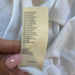 Anthropologie  Twist Back White Tank Top Athletic Size Medium Photo 6