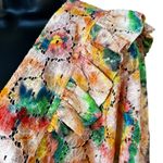 Anthropologie Open Front Wide Sleeve Cropped Floral Lace Shrug Photo 3