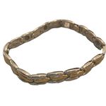 Faux Silver and Gold Bracelet Anklet Vintage 70s 80s Jewelry Pendant Photo 0