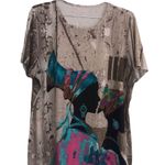 Allison Daley African‎ beautiful lady queen silhouette top Photo 0