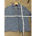 Talbots  Blue Tweed Open Front XL Plus Size Preppy Classic Mature Chic Work Wear Photo 6