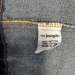 FOR JOSEPH Blue Denim Collard Jean Jacket, Size Petite Medium Photo 5