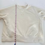 Madewell Casual Garment-Dyed Crewneck Sweatshirt Parchment Cream Pockets Medium Photo 4