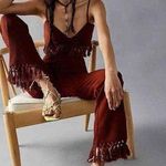 Saylor NWOT  Sterling Fringe Cutout Jumpsuit Photo 0
