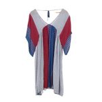 Velzera Boho Beachy‎ Patchwork Midi Dress Womens M Summer Vacation Comfort Poolside Photo 1