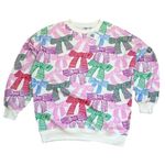 Mighty fine  Size X-Large Women’s Crew Neck Long Sleeve Multicolor Sweatshirt New Photo 1