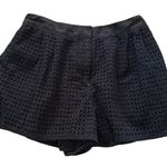 3.1 Phillip Lim Black Eyelet Lined Cotton Shorts Size 10 Photo 1