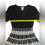 Candie's Whimsigoth Preppy Knit Candie’s Windowpane Plaid Fit & Flare Sweater Dress Large Photo 4