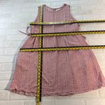 4 Our Dreamers Dress Womens L Red Stripe Linen Cotton A Photo 2
